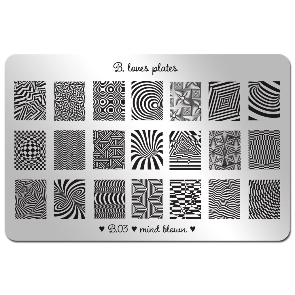 STAMPING PLATES - B. Loves Plates